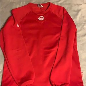 Men’s large reds mlb pullover